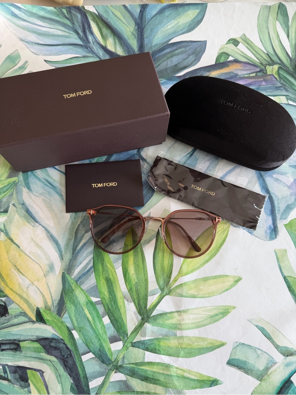 Tom Ford Sunglasses - Phantos 55 mm Brown NWT